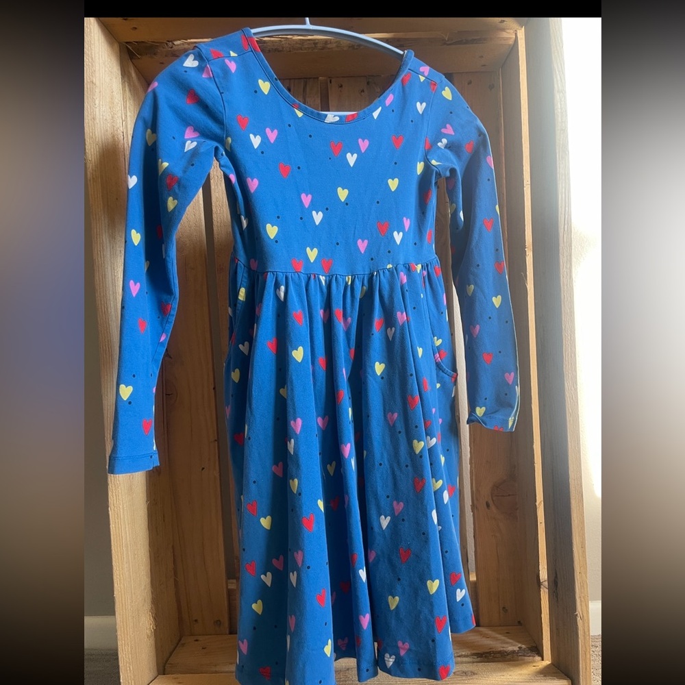 Girls Organic Cotton Long-Sleeve Dress Hanna Andersson